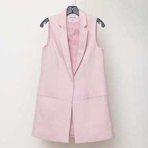 Elizabeth and James Pink Long Vest